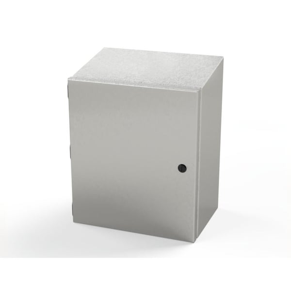 Saginaw Control & Engineering 1/4 Turn Latch Electrical Enclosures, 14 in H, 8 in D, 12 in W, NEMA 3R, 4, 4X, 12, 13 SCE-14128ELJSSST - main